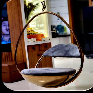 Oval Rose Gold Kadai Swing