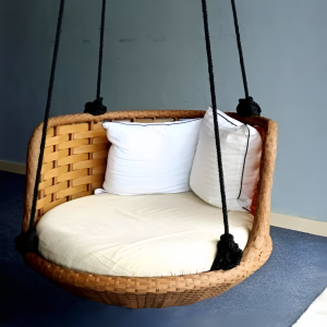 Wicker Round Swing