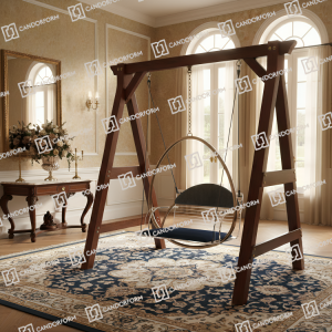 Oval Rose Gold Kadai Swing