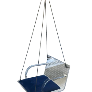 Single Seating Acrylic Swing With Seat Cushion