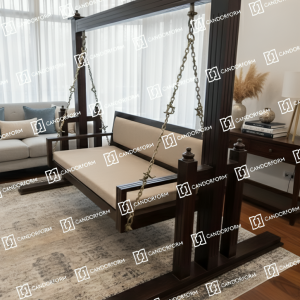 Traditional Wooden Indoor Jhoola