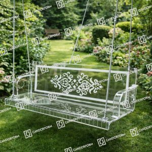 Elegant Transparent Acrylic Decorative Swing