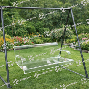 Transparent Acrylic Balcony Hanging Swing