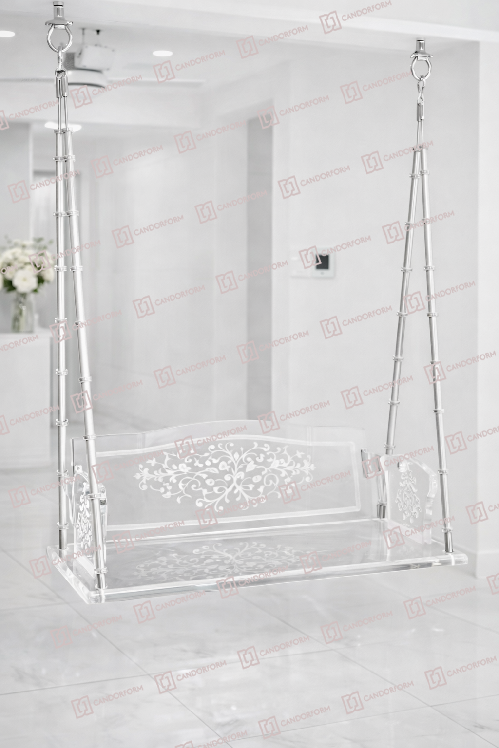 Decorative Transparent Acrylic Hanging Swing