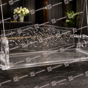 Cutwork Transparent Acrylic Swing